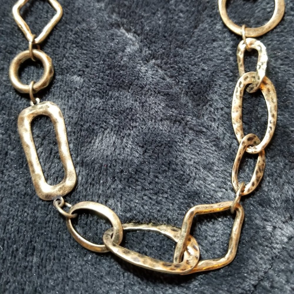 NEW Premier Designs Multi Shaped Hoops Necklace